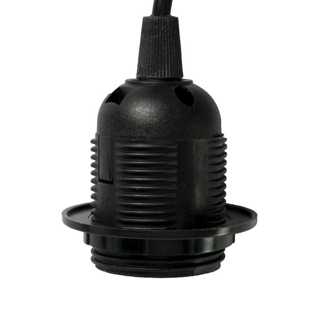 PURPL E27 Fitting met Snoer Zwart