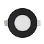 PURPL LED Downlight | 3000K Warm Wit | 3W | ø85 mm | Rond | Inbouw | Zwart