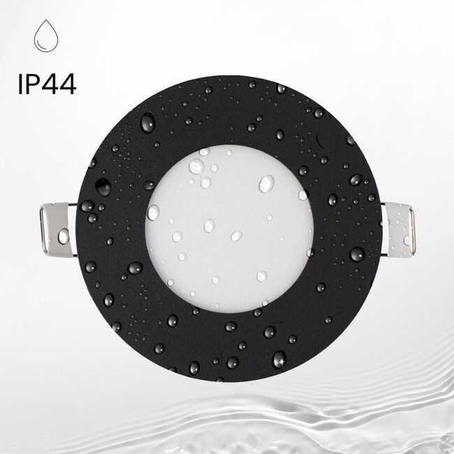 PURPL LED Downlight | 3000K Warm Wit | 3W | ø85 mm | Rond | Inbouw | Zwart | IP40