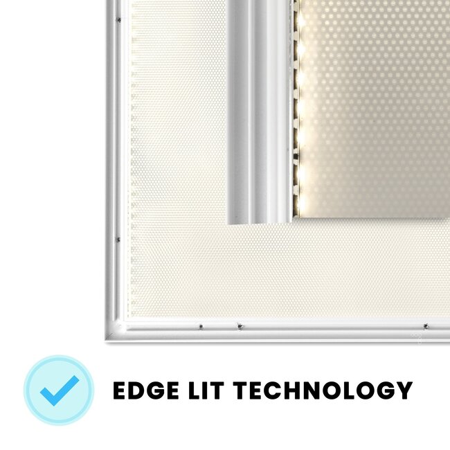 PURPL LED Paneel 30X120cm 33W | 4000K | Incl. Driver | 4125 lumen | High Lumen | Flikkervrij | Edge-lit