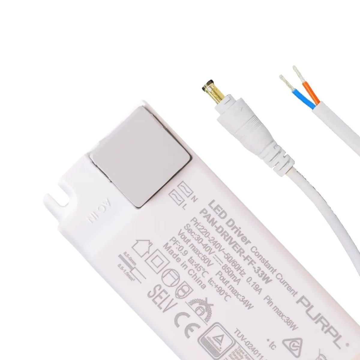 PURPL LED Driver Flikkervrij | 33W 850mA