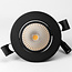 PURPL LED Inbouwspot COB | 5W | 2700K Warm Wit | Ø85 mm | IP40 | Zwart | Kantelbaar | Rond