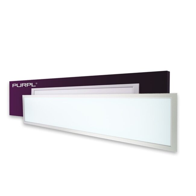 PURPL LED Paneel | 30x120 | 6000K Koud Wit | 25W | 3125 lm | Flikkervrij | Edge-lit