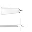 PURPL LED Paneel 30x120 | 36W | Warm Wit 3000K | 100 lm/W | Incl. Driver | 3600 LM | Flikkervrij | Back-lit