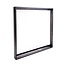 PURPL Opbouwframe LED Paneel 60x60 | Zwart | Easy Click & Connect