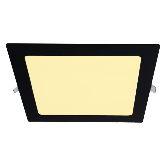 PURPL LED Downlight | 3000K Warm Wit | 18W | 225 mm | Vierkant | Inbouw | Zwart | IP40