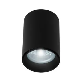 PURPL LED GU10 Mini Plafondlamp armatuur Opbouw Zwart Ø60mm