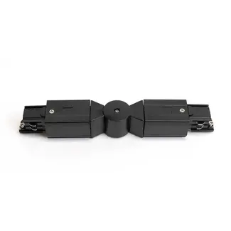 Powergear Rail Connector Draai | 4-aderig | Zwart