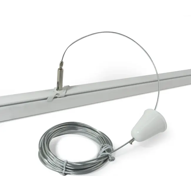Powergear Ophangset voor LED railsysteem | Wit | 5M