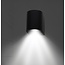 PURPL LED Wandspot Armatuur GU10 | IP44 | D-vorm | Zwart