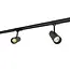PURPL Zwarte Railverlichting Set | 3 Meter | 4x LED railspot 2700K Warm wit  | 1-Fase Railsysteem