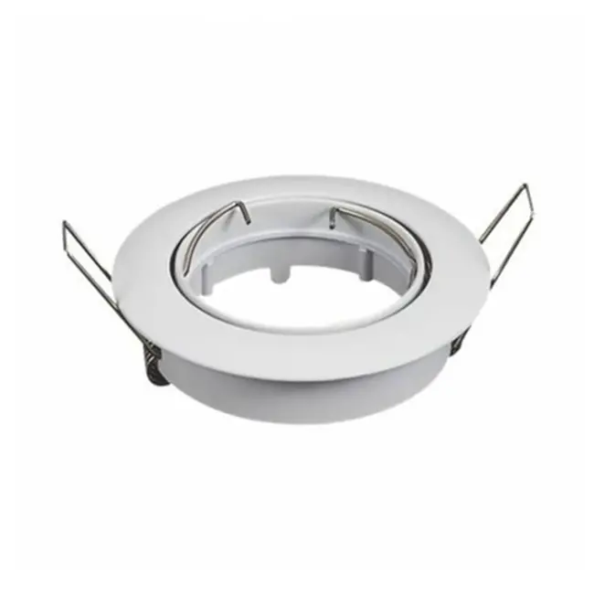 PURPL LED Spot Armatuur GU10 | Wit | Rond | IP20 | Kantelbaar | Ø75mm (incl.gu10 fitting)