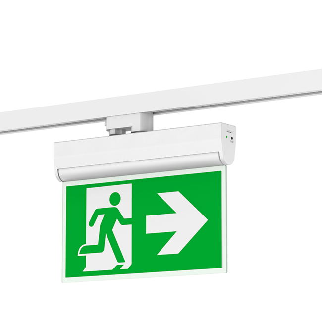 PURPL 3-fase noodverlichting Mira wit