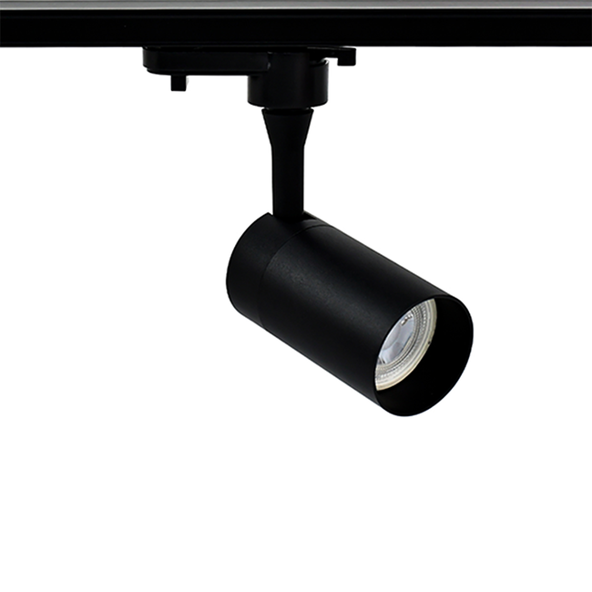 PURPL LED railspot | GU10 fitting | Ø55x100mm | 1-fase | Zwart