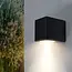 PURPL LED Wandspot Armatuur GU10 | IP44 | Vierkant | Zwart