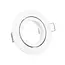 PURPL LED Spot Armatuur GU10 Zink | Wit | Rond | IP20 | Kantelbaar (inclusief GU10 fitting)