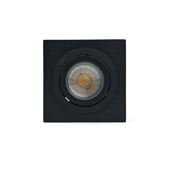 PURPL LED Opbouwspot GU10 Armatuur | Vierkant | Zwart