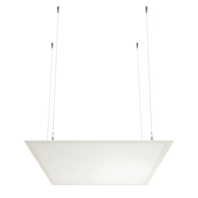 PURPL Ophangsysteem voor LED panelen | 4 staaldraden