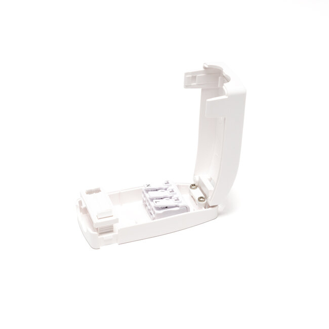 PURPL Lasdoos met kroonsteen | 3-aderig | IP20 | 90x41x27 mm | Wit