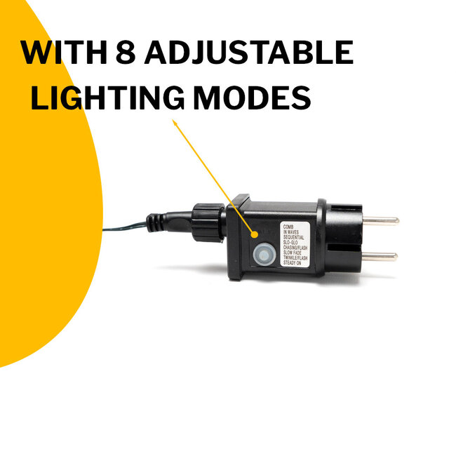 Modee LED kerstverlichting | RGB | 20 meter | 200 LED's | 3,6W | binnen en buiten | IP44