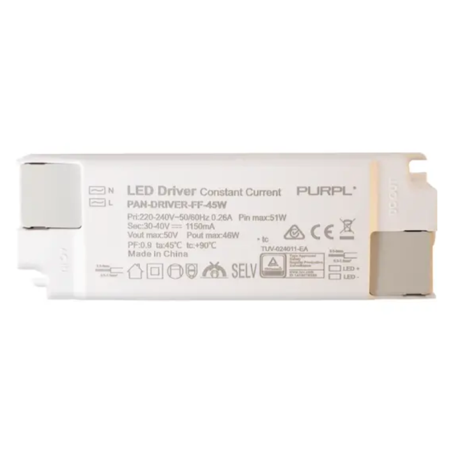 PURPL LED Paneel Driver Flikkervrij | 45W 1150mA