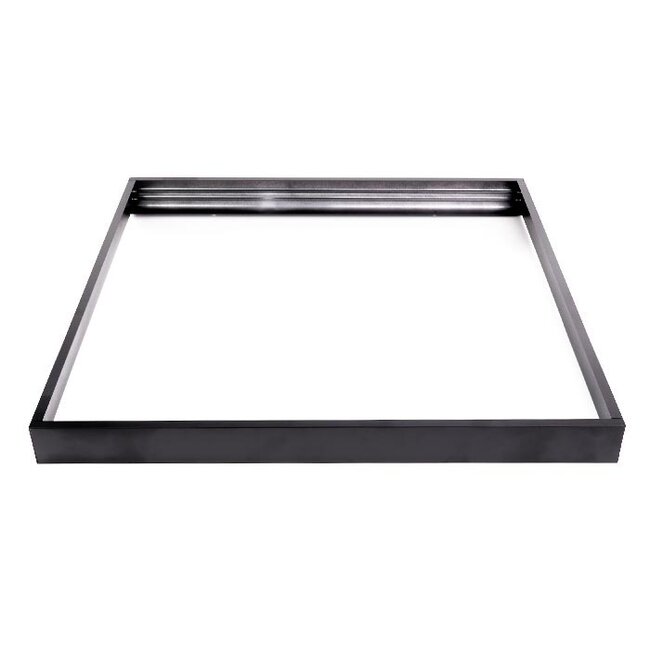 PURPL Opbouwframe LED Paneel | 60x60 | Zwart | Easy Click & Connect