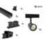 PURPL Zwarte Railverlichting Set | 3 Meter | 5x CCT Railspots | 3-Fase Railsysteem