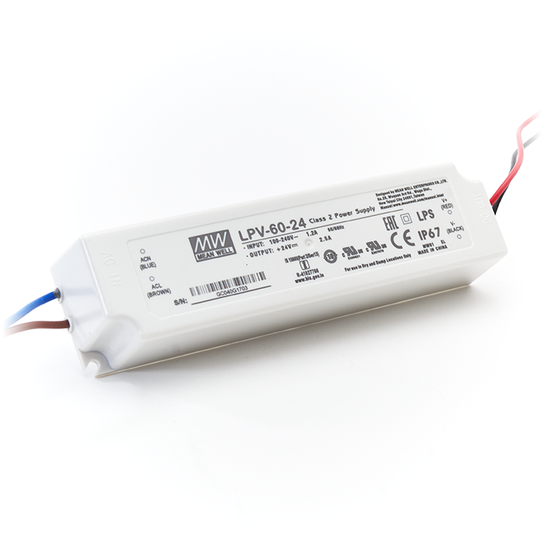 Groenovatie LED Transformator 12V, Max. 30 Watt, Waterdicht IP67