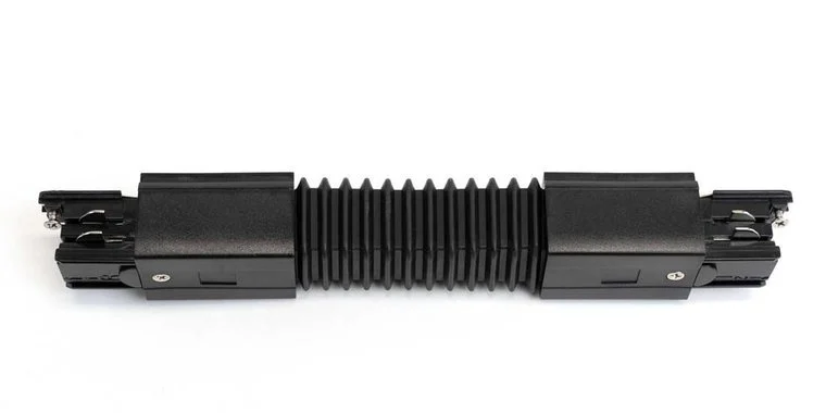 Powergear Railverlichting Systeem Flexibele Connector | 4-aderig | Zwart
