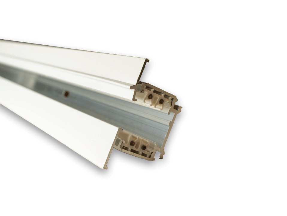 Powergear Track Rail 1,5m | 4-aderig | Wit | 3 fase