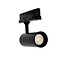 PURPL LED Railspot | 20W | 3CCT (3000K-4000K-6000K) | Ø60x130mm | 3-fase | Zwart