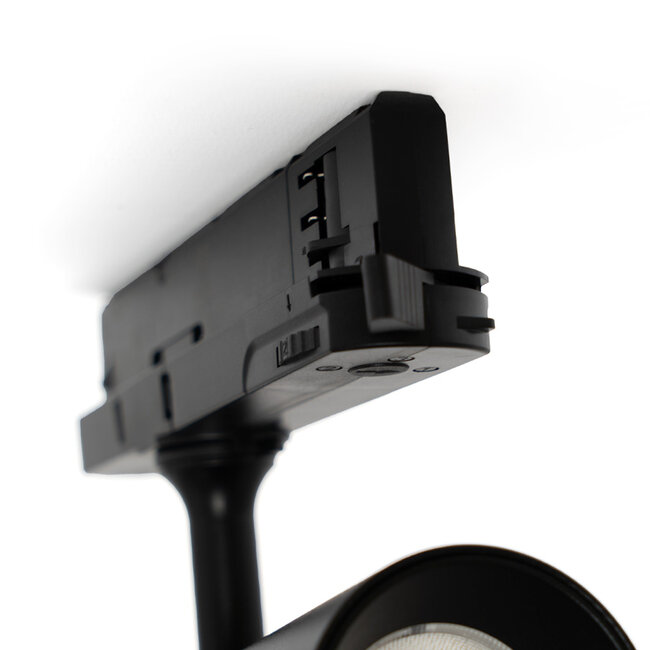 PURPL LED Railspot | 20W | 3CCT (3000K-4000K-6000K) | Ø60x130mm | 3-fase | Zwart