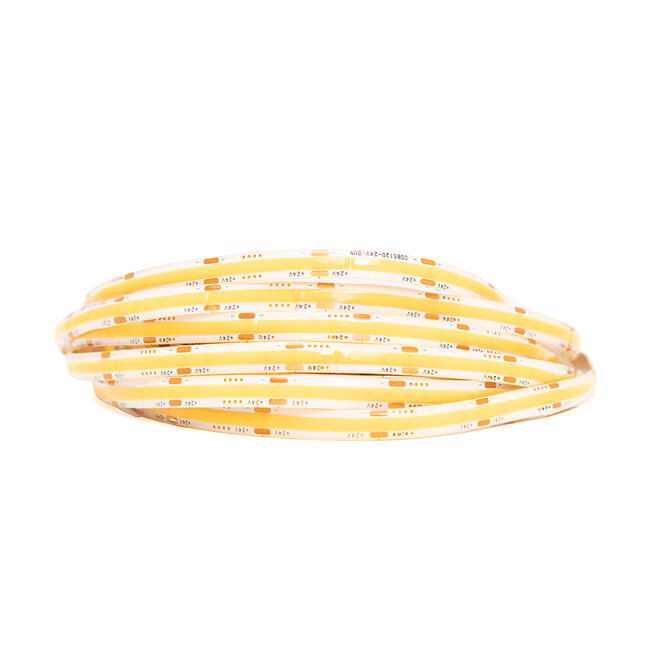 PURPL COB LED Strip | Warm Wit 2700K | 5m | 512 led's/m | 24V | IP65