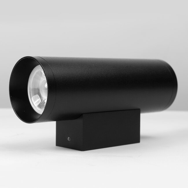 PURPL LED GU10 Dubbele Wandlamp Houston | Up & Down | Zwart | IP20