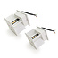 PURPL Wandspot Armatuur COB | Vierkant | IP54 | WIT