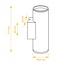PURPL LED GU10 Dubbele Wandlamp 'Houston' Up & Down Zwart IP20