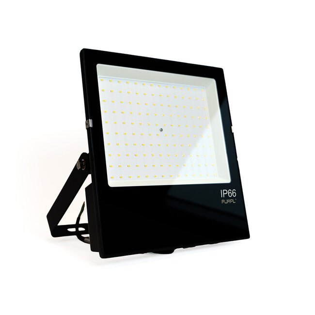 PURPL LED Bouwlamp | 100W | 3000K Warm Wit | 15000 lm | IP66 | IK08 | zwart