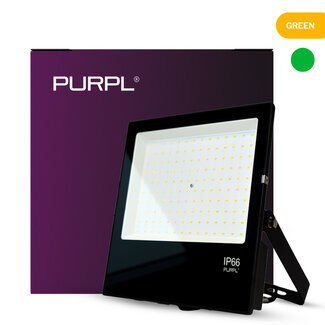 PURPL LED Bouwlamp | 100W | Groen | 9000 lm | IP65 zwart