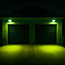 PURPL LED Bouwlamp | 100W | Groen | 9000 lm | IP65 | IK08 | zwart