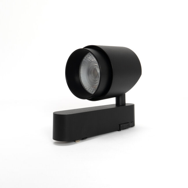 PURPL Smart Magnetische Railspot | 12W | CCT (2700-6000K) | 702 lm | Zigbee 3.0 | Ø60x95 mm | Dimbaar | CRI>90 | Zwart | Geschikt voor 48V Smart Railverlichting Super Slim