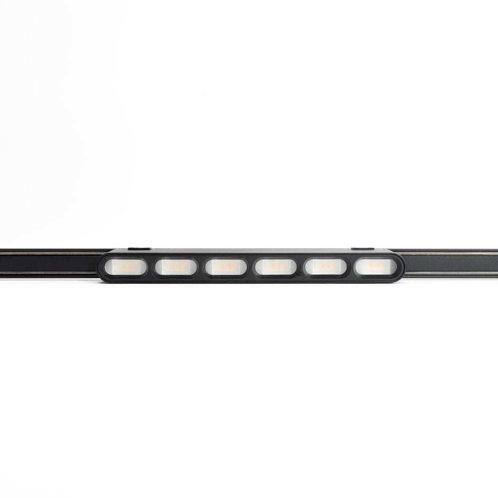 PURPL Smart Magnetische LED bar | 12W | CCT (2700-6500) | 851 lm | Zigbee 3.0 | Dimbaar | CRI>90 | Zwart | Geschikt voor 48V Smart Railverlichting Super Slim