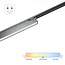 PURPL Smart Linear LED bar | 12W | CCT (2700K-6000K) | 1414 lm | Zigbee 3.0 | Dimbaar | CRI>90 | Zwart | Geschikt voor 48V Smart Railverlichting Super Slim