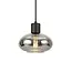 PURPL Moderne Design Hanglamp | 3-Lichts | Smoke Glas Ovaal | E27 fittingen | Rechthoekig