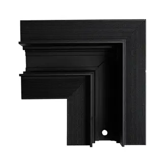 Hoekstuk 48V Magnetische Railverlichting | Inbouw | 90° | Plafond | Zwart