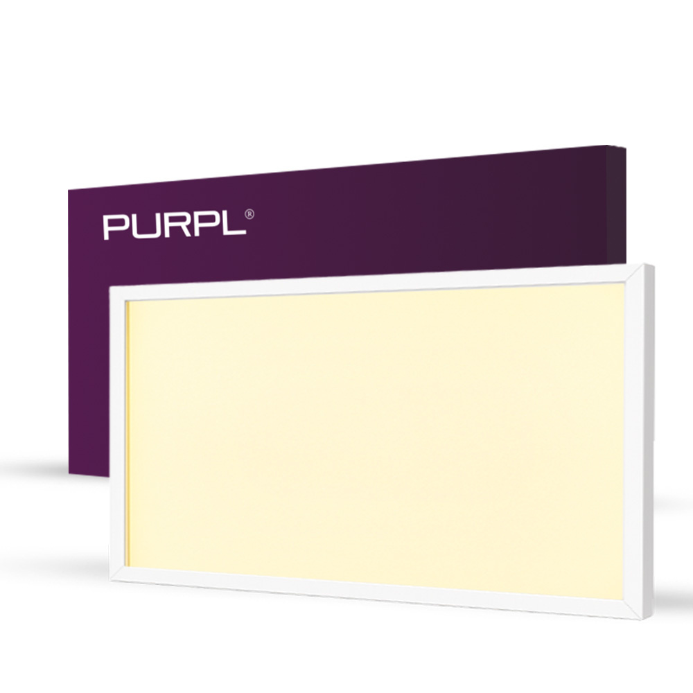 PURPL LED Paneel 60x120 | 50W | Warm Wit 3000K | 130 lm/W | 6500 lumen | UGR<22 | Flikkervrij | Edge-lit