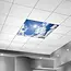 PURPL Wolkenplafond met design #2 | Fotoplafond LED Paneel | Acrylplaat voor systeemplafonds 60x60 | IMG3