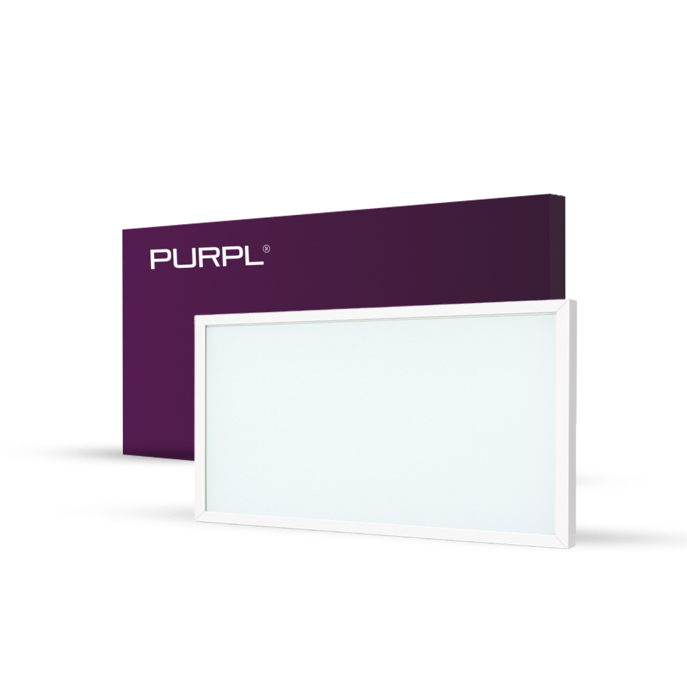 PURPL LED Paneel 30X60cm | 25W | Koud Wit 6000K | Incl. Driver | 100 lm/W | 2500 lm | Flikkervrij | Back-lit