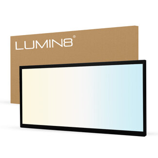 Lumin8 LED Paneel 60x120 Zwart | 60W | CCT | 100 lm/W | UGR<22 | IP40 | Back-lit