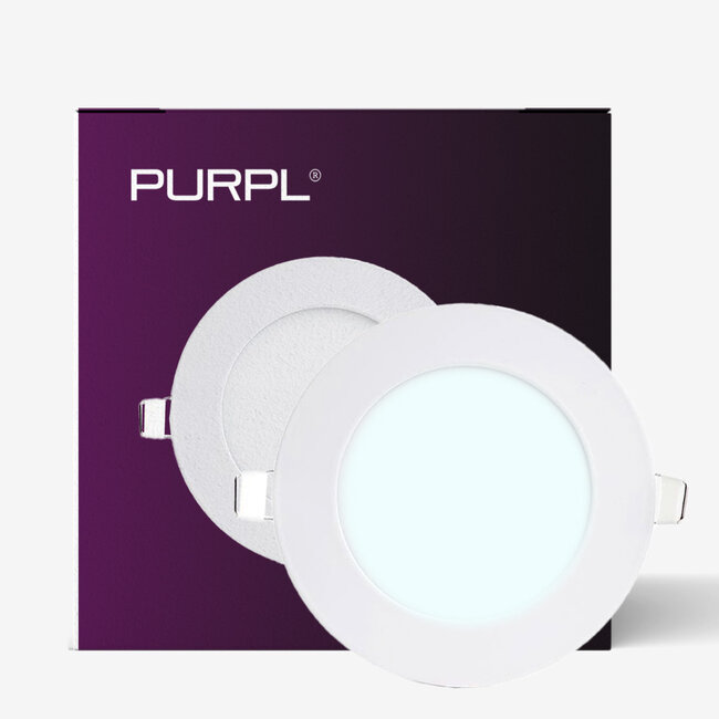 PURPL LED Downlight | 6000K Koud Wit | 6W | ø120 mm | Rond | Inbouw