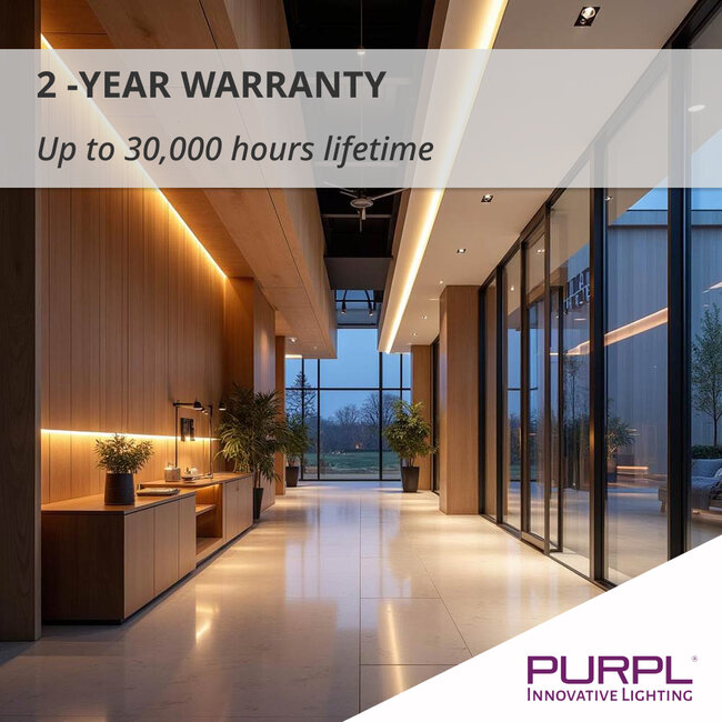 PURPL COB LED Strip | RGB+CCT (2700K-6500K) | 5m | 840 LED/M | 24V | IP20